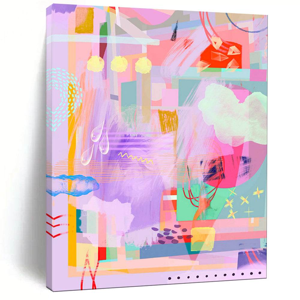 collage abstract wall art